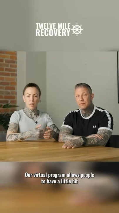 Chris Howe and Jo Duarte on the virtual treatment program