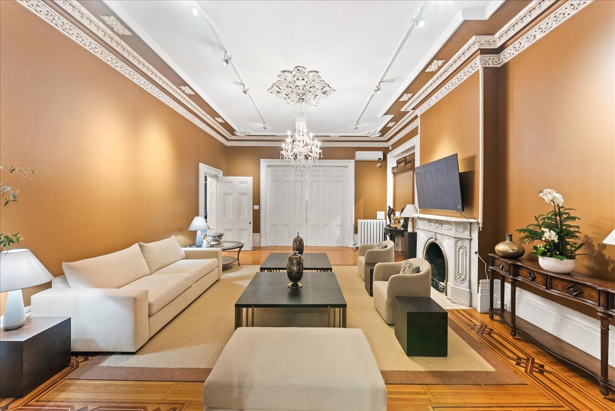 A quiet sitting room at Rodman Hall