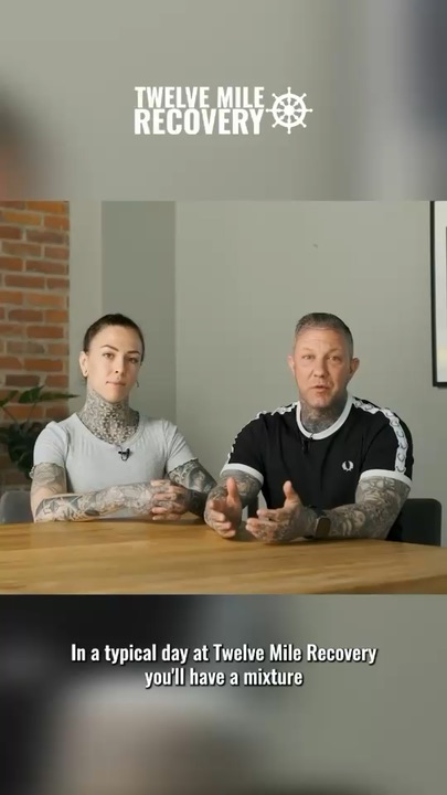 Chris Howe and Jo Duarte describing a typical day at Twelve Mile Recovery