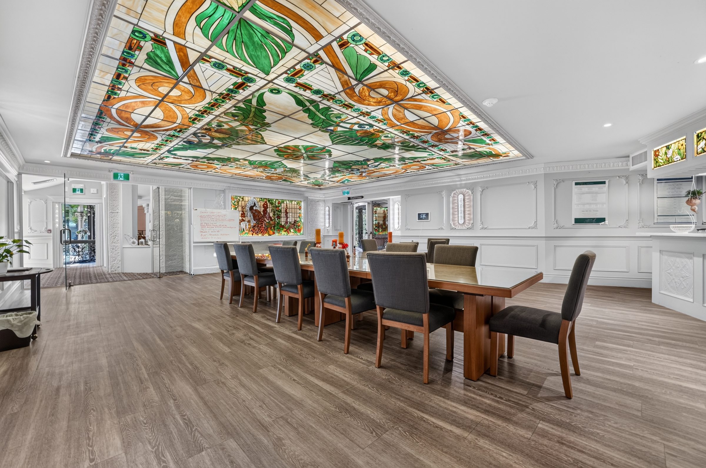 The dining hall