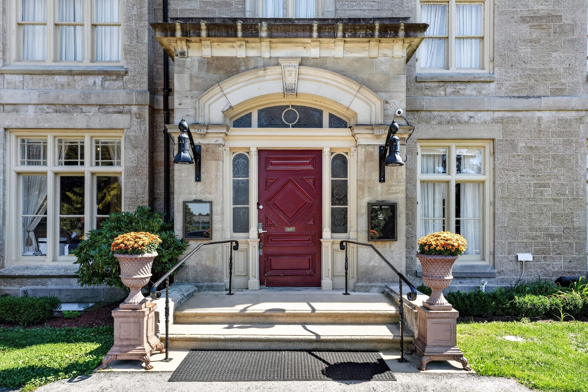 The front door
